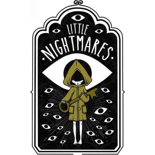 Personality Little Nightmares Eye Auto Bumper Window Car Sticker Fashion Occlusion Scratch Vehicle Vinyl Decal Apply To Car Door