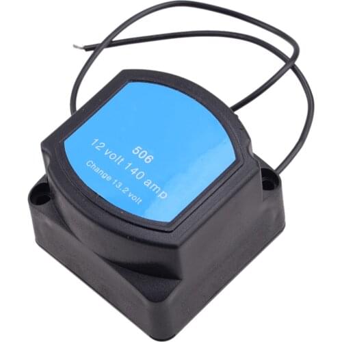 140A 12V Dual Battery Kit Isolator Power Voltage Sensitive Split Charge Relay Fit for Camper Van 4x4 Leisure Vehicles Marine