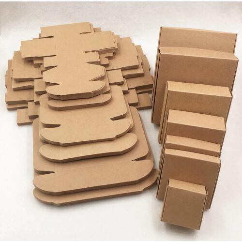 30Pcs Cuboid Paperboard Candy Gifts Box For Jewelry Pendant Bracelet Wedding Decoration Vintage Craft Wedding Favors Gifts Box