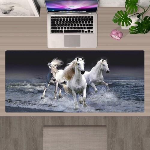 Dark Horse XXL Mouse Pad Gamer Mousepad Gaming Accessories Alfombrilla Raton 90X30 Tapis De Souris Mausepad XL Tappetino Mouse