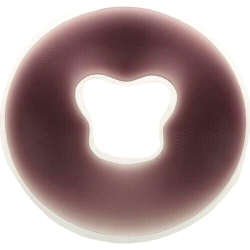Soft Salon SPA Massage Silicone Face Relax Cradle Cushion Bolsters Pillow Pad Beauty Care - Dark Coffee, M