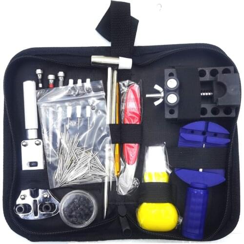 147pcs/set High quality Watch Repair Tool Kit Watch Case Opener Link Remover Screwdriver Repair Tools Kit Watchmaker Tools