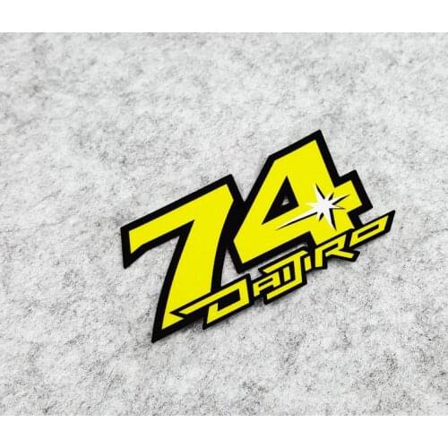 New! motorsport stickers daijiro Katoh No.74 for motorcycle helmets racing Motocross sticker car truck moto decals