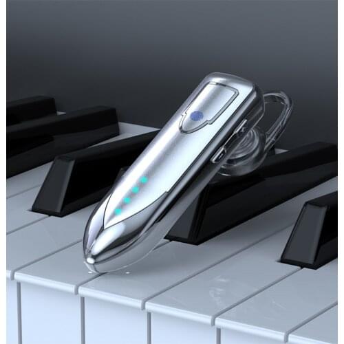 Unilateral Hanging Ear Wireless Bluetooth Headset Microphone Sports Headset Business With Display Battery