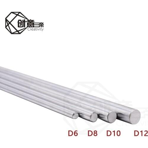 Optical Axis 300 330 350 380 400 500 600mm Smooth Rods 8mm Linear Shaft Rail 3D Printers Parts Chrome Plated Guide Slide