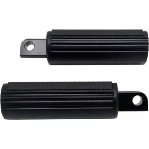 For Harley Softail Motorcycle Foot Rest Cnc Cut Passenger Support Pegs Black Pedal