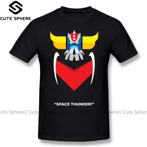 Grendizer T Shirt Grendizer T-Shirt Printed Casual Tee Shirt Mens Cute 5x Cotton Short Sleeves Tshirt