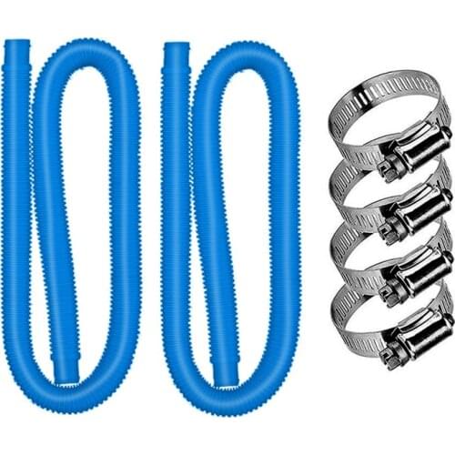 Swimming Pool Replacement Hose 2 Inch Diameter Replacement Hose 15.2M Premium Quality Kinkproof PE for Home Outdoor Swim Poll