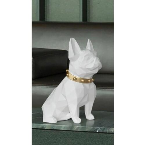 Dog Statue Home Decor Ambachten Animal Sculpture Resine Modern Art For Home Ornaments Decoration Accessories Figurine Garden