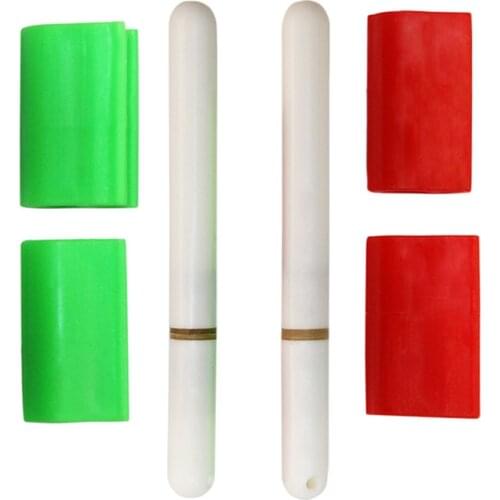 Fishing Glow Sticks, Night Sea Fishing Rod LED Light Clip, Fishing Bite Alarm Indicator On Fishing Rod, Green / Red Light