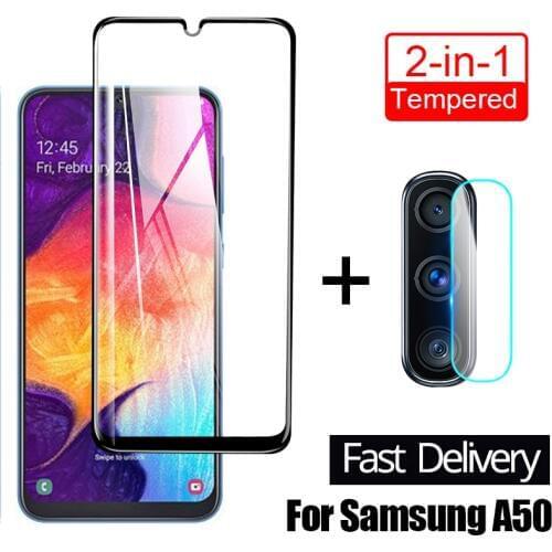 Tempered Glass For Samsung Galaxy A50 A70 A20 A30 S Full Cover Front Glass Camera Screen Protector forSamsung A20E A20S A51 Glas