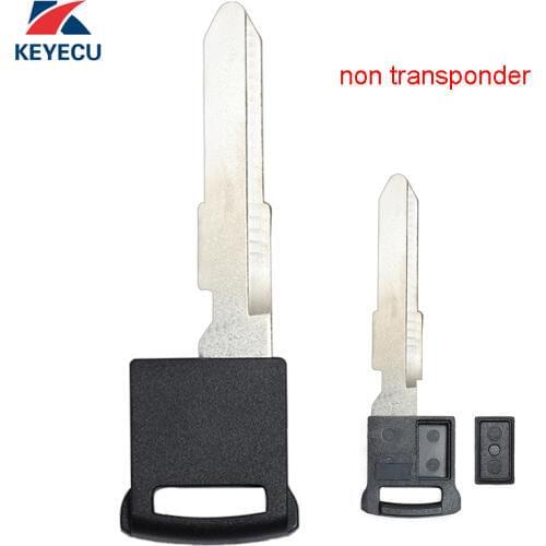 KEYECU Replacement Prox Smart Insert Remote Emergency Key Blade Uncut for Suzuki SX4 Grand Vitara Swift 06-12 non transponder