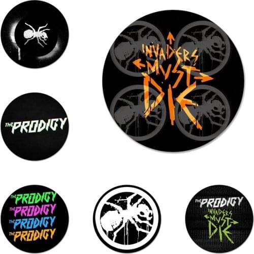 The Prodigy Rotting Icons Pins Badge Decoration Brooches Metal Badges For Clothes Backpack Decoration 58mm