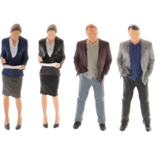 1pc Classical 1:64 Figures Diorama Scene Model Kit Secretary Boss Decoration