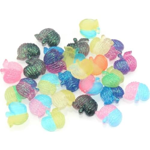 10pcs Oval Pine Stone Decoration Flatback Cabochon Scrapbooking Charms For Jewelry Making Findings Accessories Diy