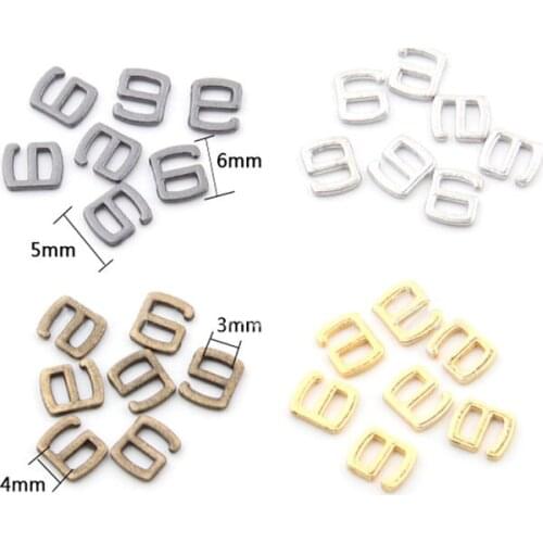 24PCS/lot Underwear Bra Metal Hooks DIY Doll Clothing Buttons Mini Strap Buckles Sewing Crafts Accessories