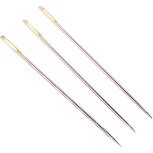 3 X Large Eye Assorted Hand Sewing Needles - Big Eye Craft Needles for Embroidery, Darning & Tapestry
