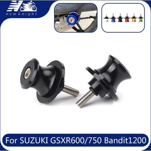 8MM Motorcycle Aluminum Swingarm Spool Slider Stand Screws For Suzuki GSXR 600 750 1000 Bandit 1200 Hayabusa GSXR1300 GSX1300BK