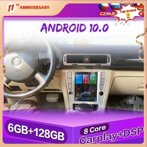 Android 10 Tesla screen Car Multimedia Player For Volkswagen Passat B7 2009-2011 GPS Navigati Auto audio radio stereo head unit