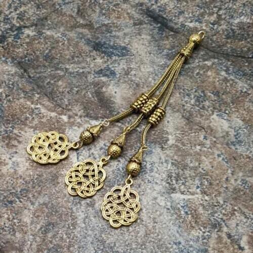 Bronze metal beads Rosary tassel tasbih tassel Handmade