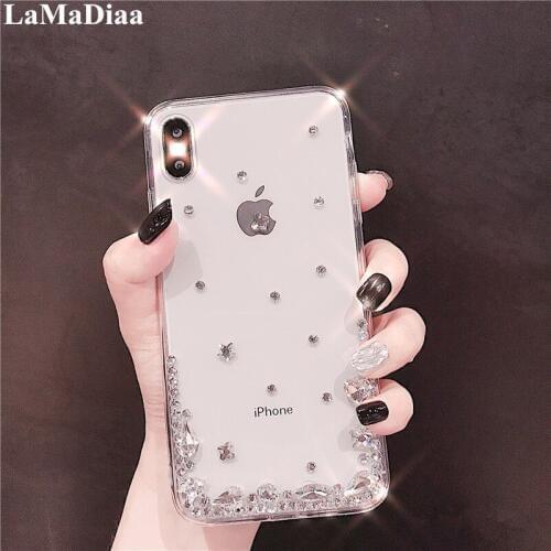 Case For Huawei P8 P9 P10 P20 P30 P40 PLUS LiTE Mate10 20 30 Pro Lite Bling Diamond Transparent TPU Phone Case Phone Cover Capa