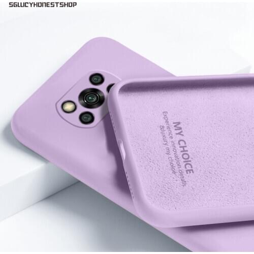 For Xiaomi Redmi Mi 11 10T Note 9 8 Pro 9s 8T 8A 9A 9C M3 Case Liquid Silicone Soft Phone Cover Case For Poco X3 NFC Case