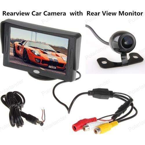 Color Display Pocket-sized 2-channel Video Input 480x234 Rear View Monitor 4.3 Inch TFT LCD Video Transmitter Receiver Kit