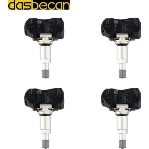 Dasbecan 4PCS TPMS 433Mhz Tire Pressure Sensor For BMW X1 i3 i8 36106881890 36106856209 6855539 Monitor System Car accessories