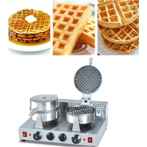 Double Head Waffle Maker Commercial Waffle Toaster