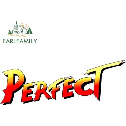 EARLFAMILY 13cm x 9.2cm for Perfect You Win Car Stickers and Decals Motorcycle Helmet Scratch-proof Graffiti Vinyl Car Wrap