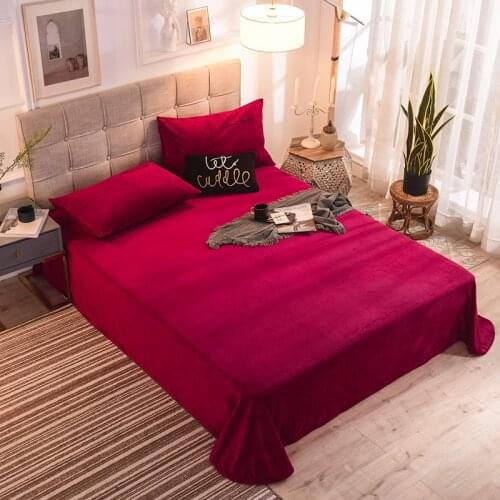 KOTUDENAVY The Comfy Soft Flannel Pillowcase Fleece Velvet Winter Warm Sheet Bedding Set for Child Adult Full,Queen,King Size