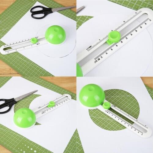 Round Cutting Knife Patchwork Compass Circle Cutter Scrapbooking Cutters for DIY Paper-Cutting Knife