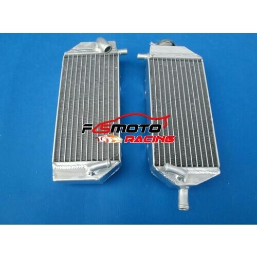 Left & Right Side Aluminum Radiator For Suzu-ki RM125 RM 125 2001-2008 RM-125 01 02 03 04 05 06 07 08