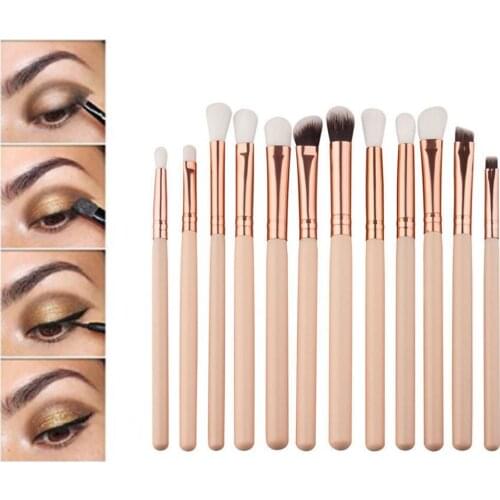 12pcs /set Makeup Brushes Set Powder Foundation Eyeshadow Eyeliner Lip Brush Tool 2021 Brand New Arrivals