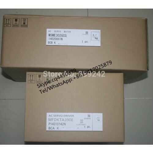 NEW&ORIGINAL MSME302GCGM+MFDKTA390E SERVO MOTOR MSME302GCGM+SERVO DRIVE MFDKTA390E