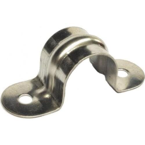 10Pcs Plumbing Pipe Piping U shape Saddle Clip 304 stainless steel water pipe clamp