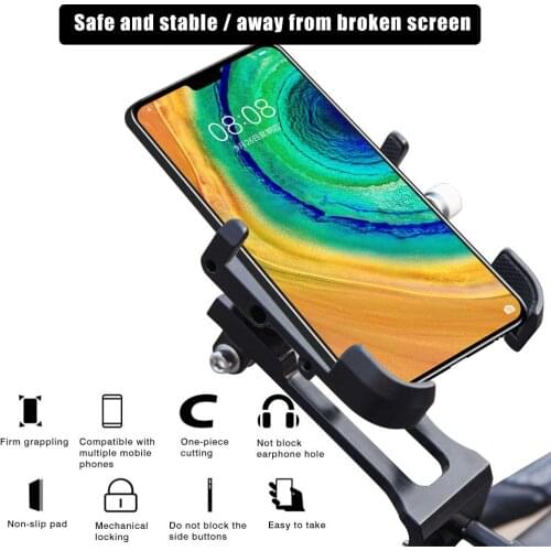 360 Rotating MTB Bicycle Phone Holder Cellphone Holder For Bicycle Motorcycle Electric Scooter Handlebar Phone Stand Holder
