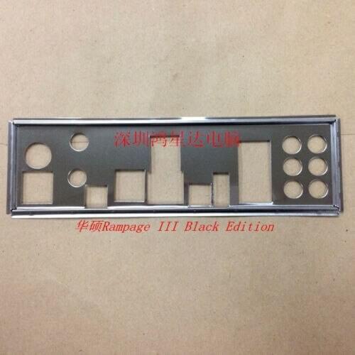 IO I/O Shield BackPlate Blende Bracket For Asus Rampage III Black Edition