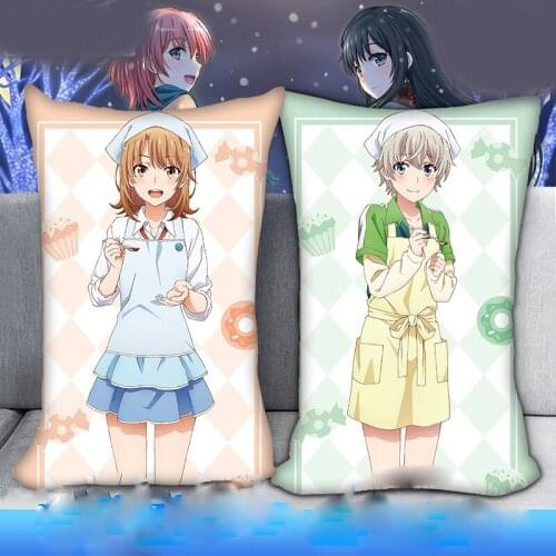 1pcs Anime Cartoon My Youth Romantic Comedy Is Wrong, As I Expected Throw Pillow Cushion Home Decor Women Men Gift