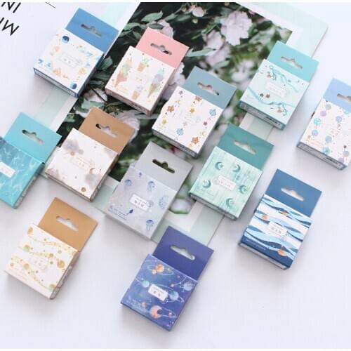 1pcs creative stationery new star and sea series and paper tape decorative stickers 15mm*5m