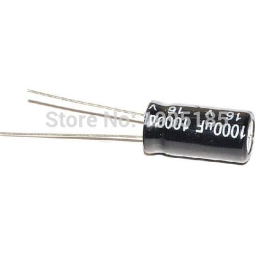 10pcs Aluminum electrolytic capacitor 1000uf 16v 8*16 Electrolytic capacitor