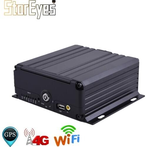 4ch AHD 720P HDD SD Card Trailer Truck Taxi Vehicle Car School Bus Mobile DVR built in GPS 3G 4G WIFI