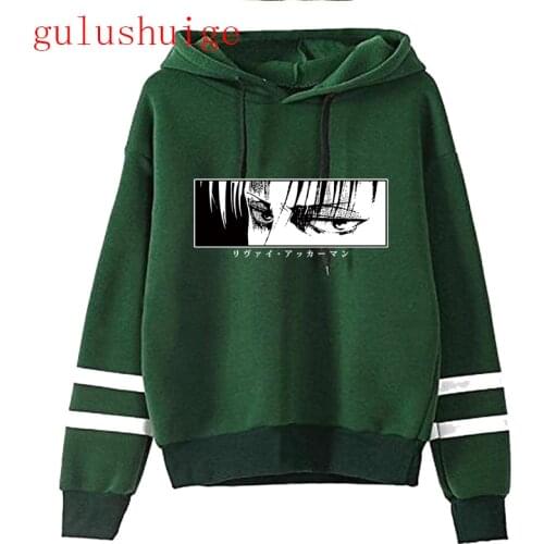 90s Attack on Titan Shingeki No Kyojin Funny Cartoon Winter Hoodie Men Unisex Anime Harajuku Sweatshirt Graphic Manga Hoody Male