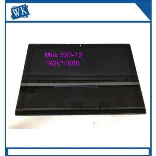 Free shipping lcd display For Lenovo Miix 520-12Ikb miix520-12 series 12.2" Touchscreen Lcd 2 In 1 Notebook lcd screen assembly