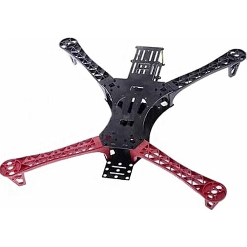 Black and Red landing gear HJ MWC X-Mode Alien 500mm Multicopter Quadcopter Frame Kit