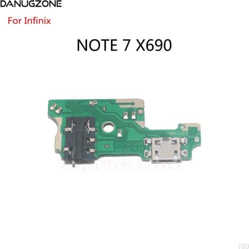 USB Charging Dock Port Socket Jack Plug Connector Charge Board Flex Cable For Infinix NOTE 7 X690