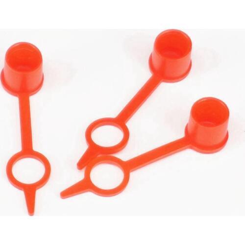 M8 Grease Fitting Caps Red Dust Caps For Grease Zerk Nipple Machine Tool Accessories