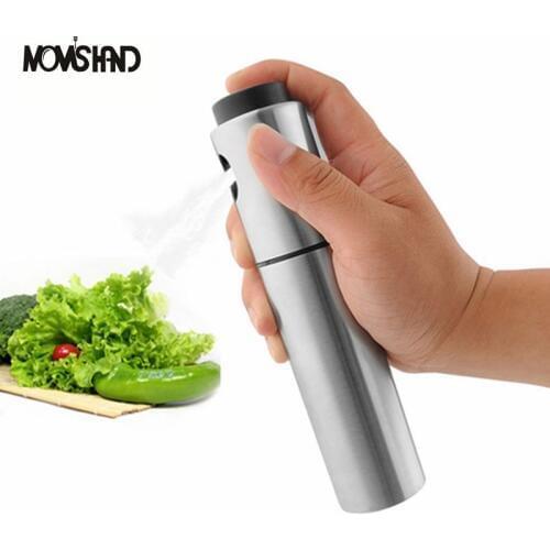 Kitchen Cooking Tools Stainless Steel Oil Pump Spraying Bottle Sprayer