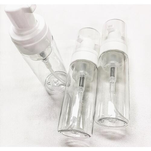 50ML Refillable Bottles Lotion Foam Water Plastic Pressed Pump Spray Bottle Water cosmetic spray bottle eyelashes cleaner tools