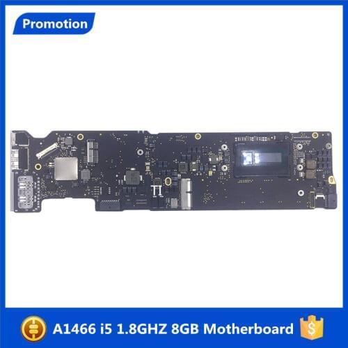 Original MQD32 A1466 Motherboard for Macbook Air 13" Logic Board i5 8GB 8G 1.8 Ghz 820-00165-A 820-00165-02 2015 2016 2017 Year